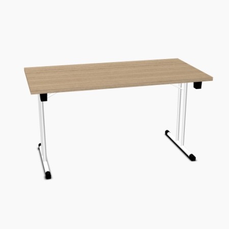 Table pliante L. 139 x P. 69,5 x H. 72,5cm - Table pliable - MDD - PSU07