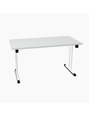Table pliante L. 139 x P. 69,5 x H. 72,5cm - Table pliable - MDD - PSU07