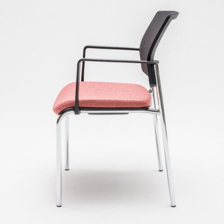 Chaise de conférence Gaya avec 4 pieds stables - GY4N - MDD