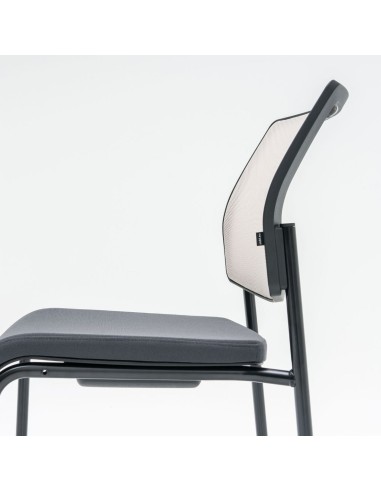 Chaise de réunion sur roulettes professionnelle - Gaya - GY4KN