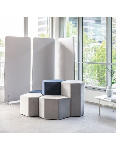 Pouf moderne et design Bazalto - H. 74cm