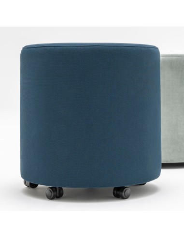 Pouf Mix - Rond sur roulettes