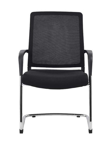 Chaise conférence luge noir confortable - 4560 - Edwin