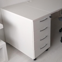 Caisson de bureau fixe avec 2 tiroirs et 1 dossiers suspendus - KDT73