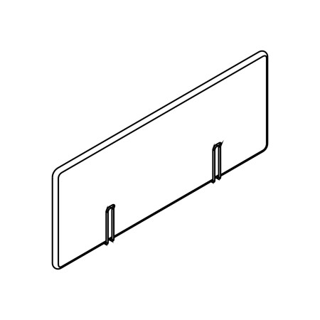 Cloison latérale bench L. 140 x H. 65cm - ZUS41 - MDD 2