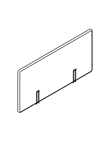 Séparation latérale bench L. 140 x H. 80cm -  ZUS71