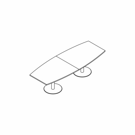 L. 280 x P. 110/80 x H. 73cm - ST15