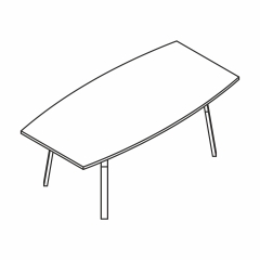Table L. 200 x 80/100 x 74cm