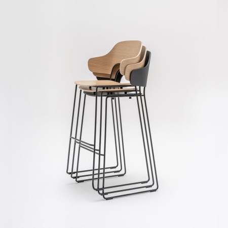 Afi - tabouret haut de MDD - AF03