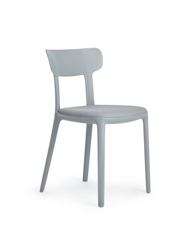 Mobilier durable Canova – chaise avec rembourrage tissu recyclé