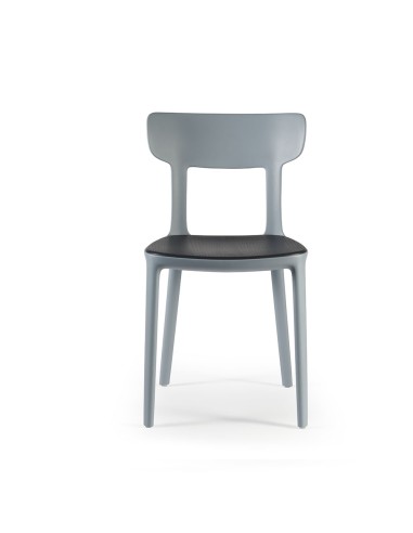 Chaise intérieure contemporaine – bois naturel et plastique Canova