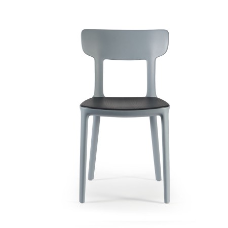 Chaise intérieure contemporaine – bois naturel et plastique Canova