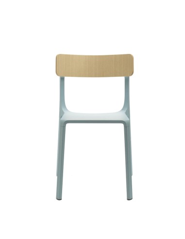 Chaise Ruelle – Mélange de métal et bois, offrant confort et élégance pour un intérieur contemporain