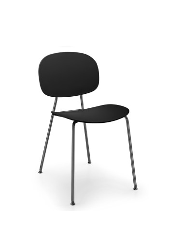 Tondina Pop – Chaise empilable au style minimaliste, disponible en plusieurs coloris