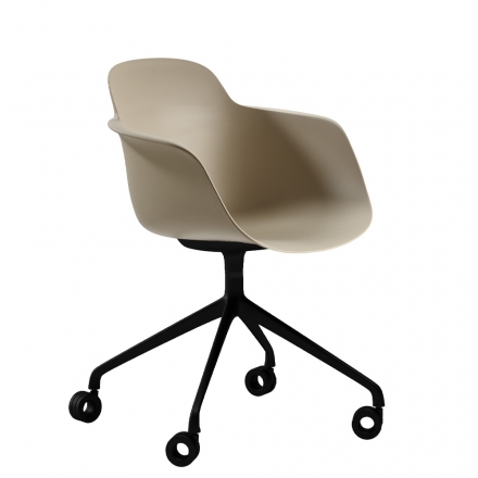 Chaise pivotante à roulettes Sicla - Infiniti Design