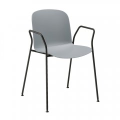 Chaise design empilable avec accoudoirs - Relief - Infiniti Design
