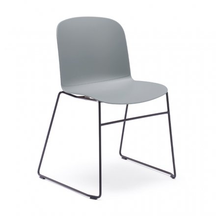 Chaise design avec pieds traineau - Relief - Infiniti Design