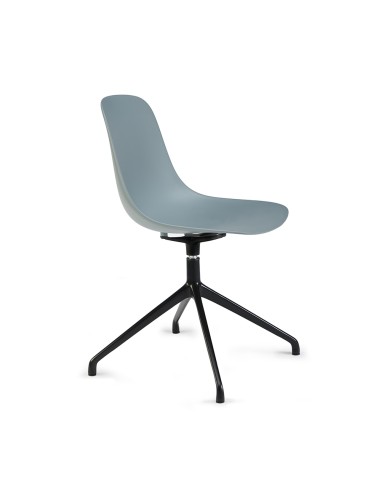 chaise pivotante 4 branches aluminium – Pure Loop Mono – vue de profil