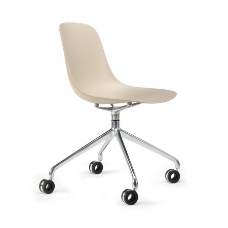 Siège pivotant Pure Loop Mono avec coque plastique