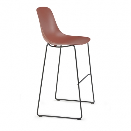 Chaise haute de bar ou cuisine Pure Loop Mono - Infiniti Design - 76 cm