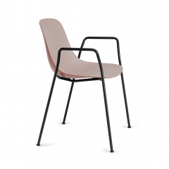 Chaise réunion bicolore avec accoudoirs - Pure loop Binuance - Infiniti Design