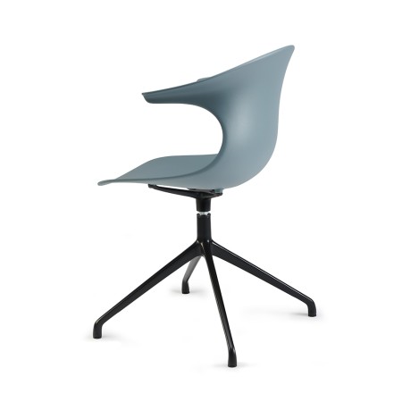 chaise pivotante pour espace collaboratif Loop Mono de côté