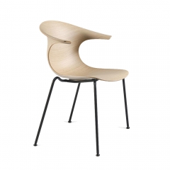 Chaise coque bois design courbé et tendance - Loop 3D Wood 