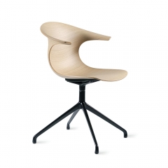 Chaise conférence pieds étoile design - Loop 3D Wood - Infiniti Design