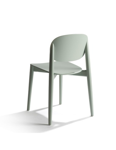 Chaise simple en bois teinté bureau  - modèle Harmo