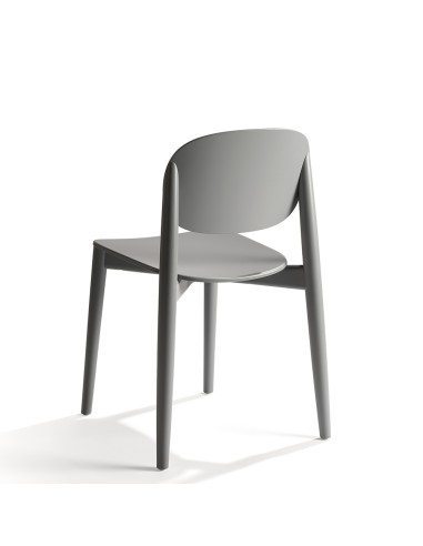 Chaise de bureau moderne en bois teinté - modèle Harmo