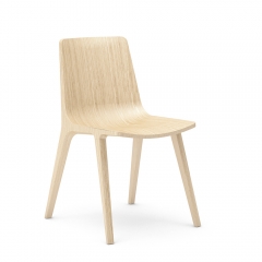 Chaise en bois clair design SEAME 4 pieds – structure chêne naturel