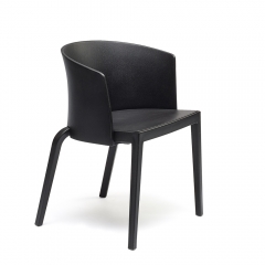 Chaise BI design minimaliste moderne coloris noir 