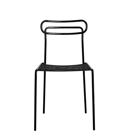 Chaise résistante en acier - design simple linéaire Uti