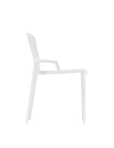Chaise pour extérieur en plastique rigide - design résille Fiorellina 