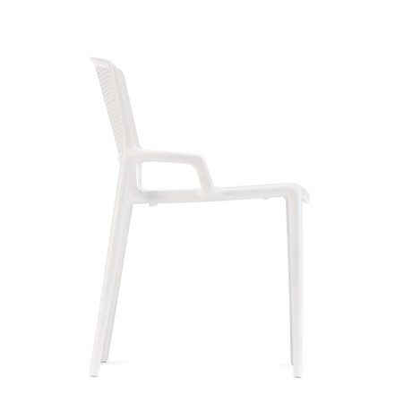 Chaise pour extérieur en plastique rigide - design résille Fiorellina 