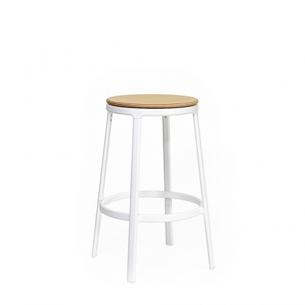 Tabouret assise en bois - Round&Round - Infiniti Design