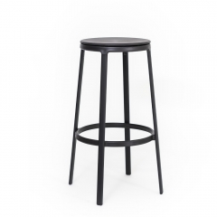 Tabouret assise tissu - Round&Round - Infiniti Design - Hauteur 74.5