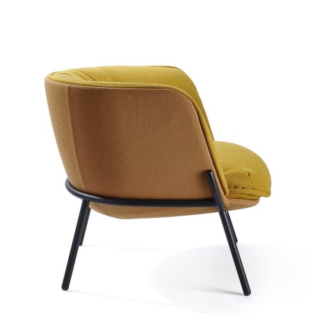 Fauteuil lounge design en tissus - confort maximal pour salle d'attente et accueil