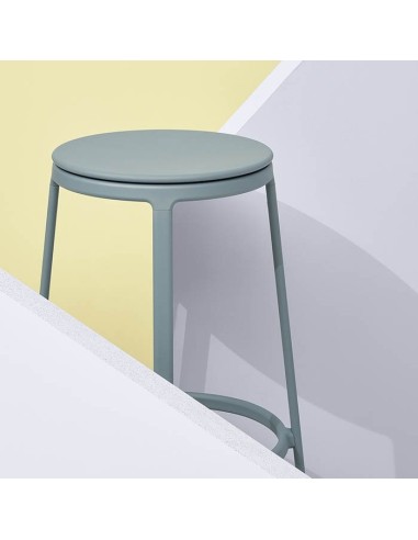 Tabouret à l'assise en plastique pivotante - collection ROUND&ROUND