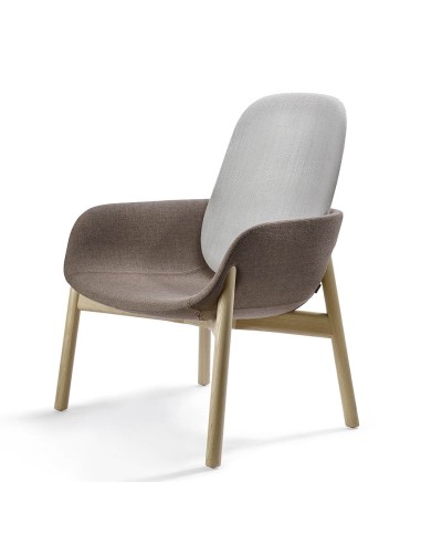 Chaise fauteuil dossier haut et courbé confort optimal - salle d'attente, travail - PEB