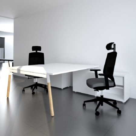 Bureau Ogi W avec desserte