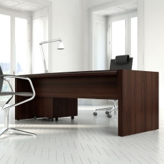 Bureau exécutif design Status en bois mélamine - X02 - MDD