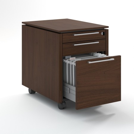 Caisson mobile avec 3 tiroirs dont 1 pour dossiers suspendus