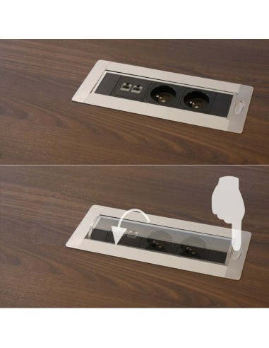 Option de médiabox pour grande table de conférence