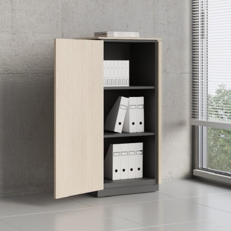 Armoire 1 porte battante L.54,4 x H. 116,7 - X36 - X37 - MDD