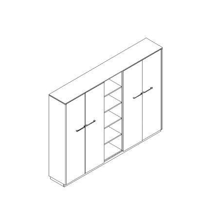 Armoire de rangement L. 249,6 x H. 187,1 - X5119 - MDD - Status 2
