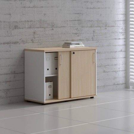 Armoire à portes coulissantes L. 100 x P. 43,2 x H. 74cm - A2P05 - MDD