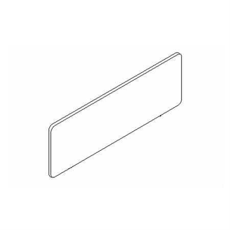 Séparation de bureau L. 159 x H. 50cm - ZUT56 2