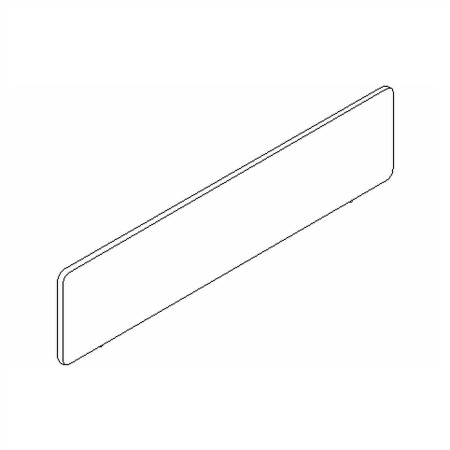 Séparation de bureau  en tissu pour bureau L. 200cm - ZUT59 2