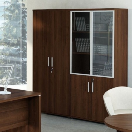 Grande vitrine avec portes L. 80,1 x H. 183,3cm - Q54W